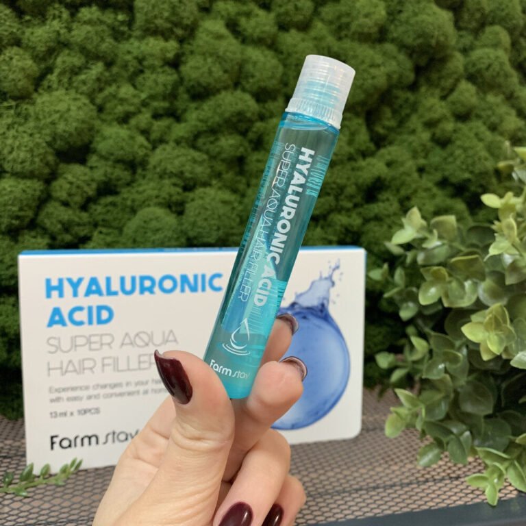 Intensyvi Plaukų Kaukė su Hialuronu FarmStay Hyaluronic Acid Super Aqua Hair Filler, 13 ml