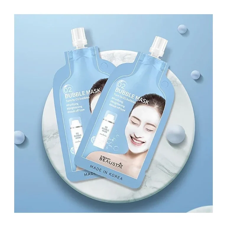 Valomoji Putų Veido Kaukė Beausta O2 Bubble Mask, 20 ml