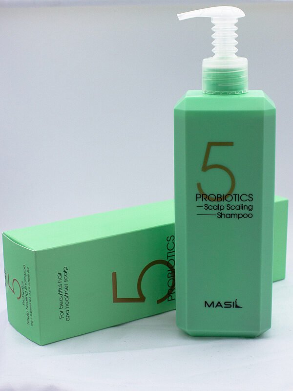 Masil 5 Probiotics Scalp Scaling Shampoo – Giliai valantis šampūnas su probiotikais, 500 ml