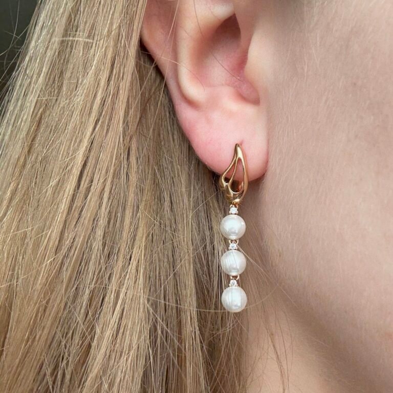 Nerūdijančio plieno auskarai Nr. 44648