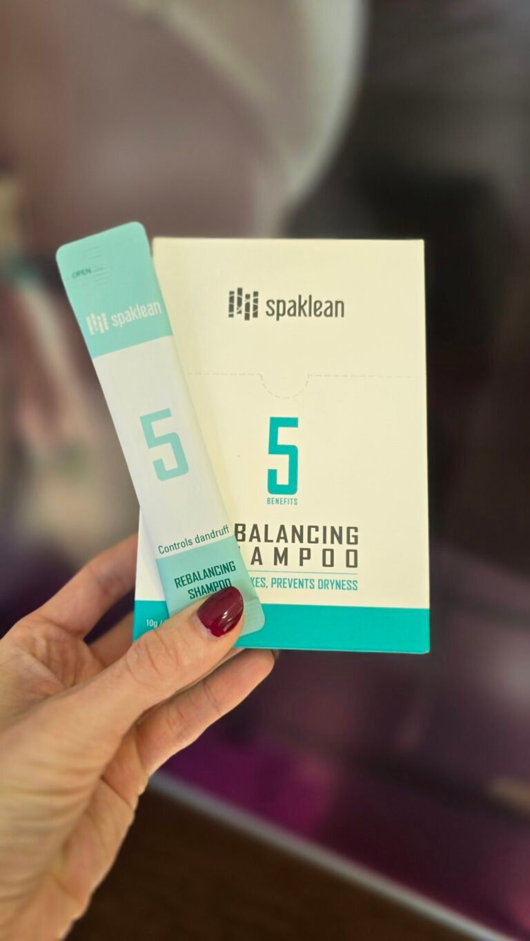 SPAKLEAN „Amazing Collagen Rebalancing Shampoo“ – valomasis šampūnas su kolagenu, 10 g
