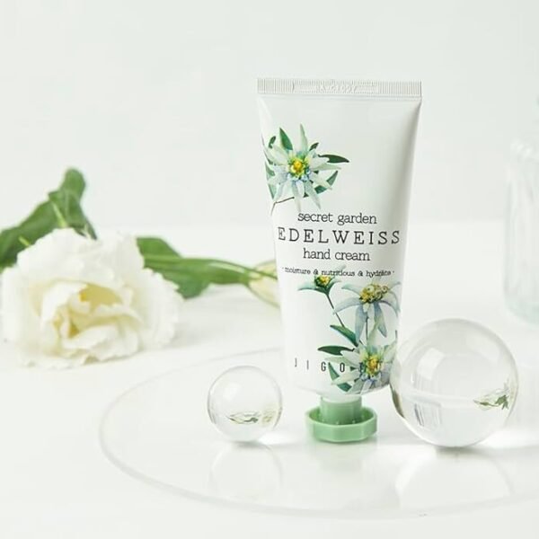 Rankų Kremas su liūtpėdės Ekstraktu Jigott Secret Garden Edelweiss Hand Cream, 100ml