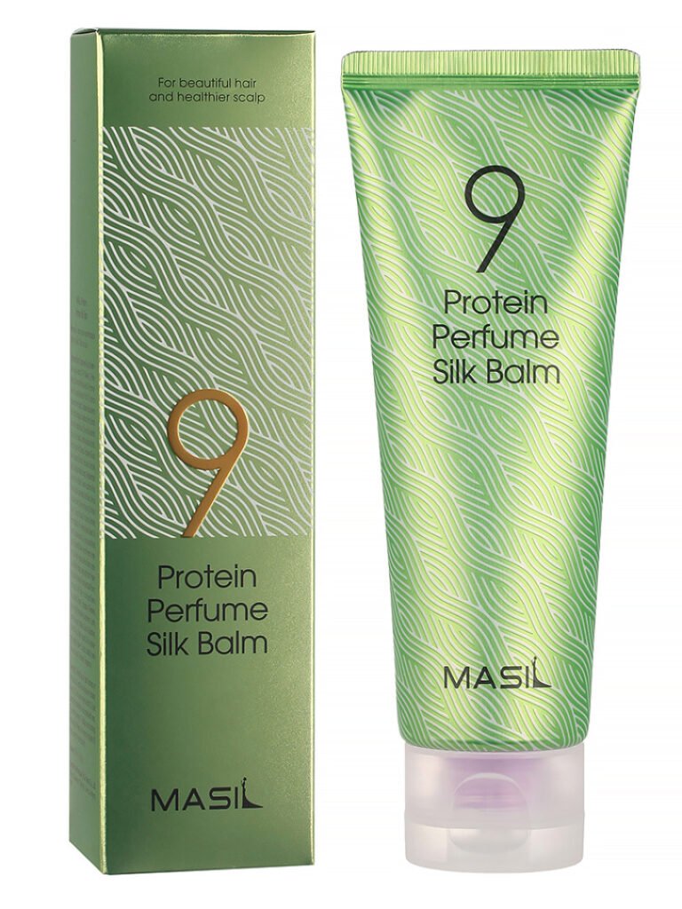 Atstatantis nenuplaunamas balzamas su proteinais Masil 9 Protein Perfume Silk Balm, 120 ml apsauga nuo karščio