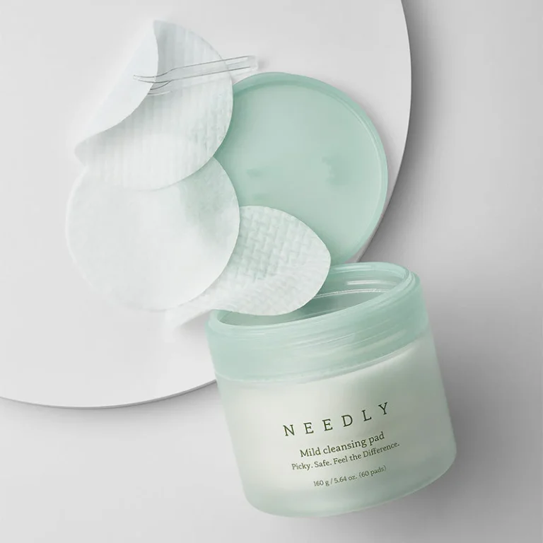 NEEDLY švelnūs valomieji veido diskeliai 160 g 60 vnt.