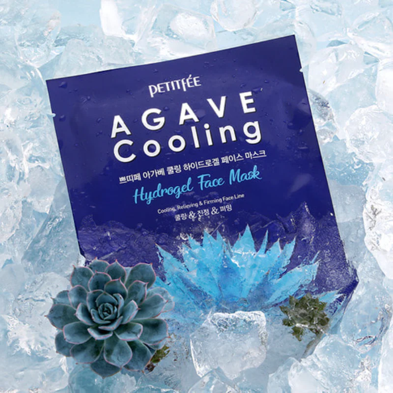 etitfee Agave Cooling Hydrogel Face Mask – drėkinanti lakštinė veido kaukė