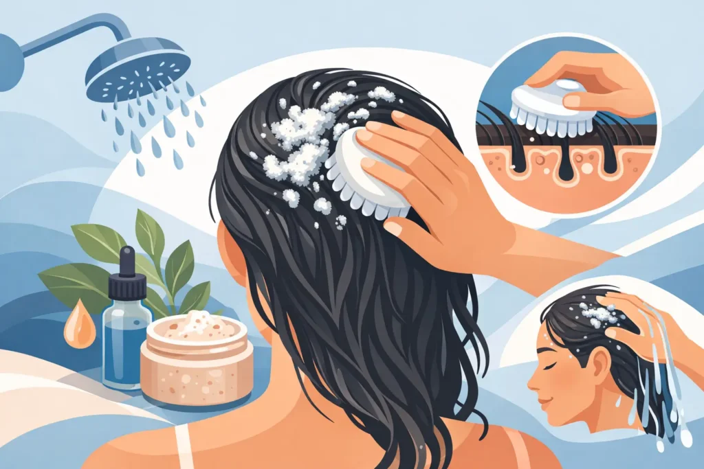 Kaip naudoti galvos odos šveitiklį teisingai