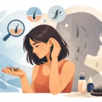 Kodėl slenka plaukai moterims?