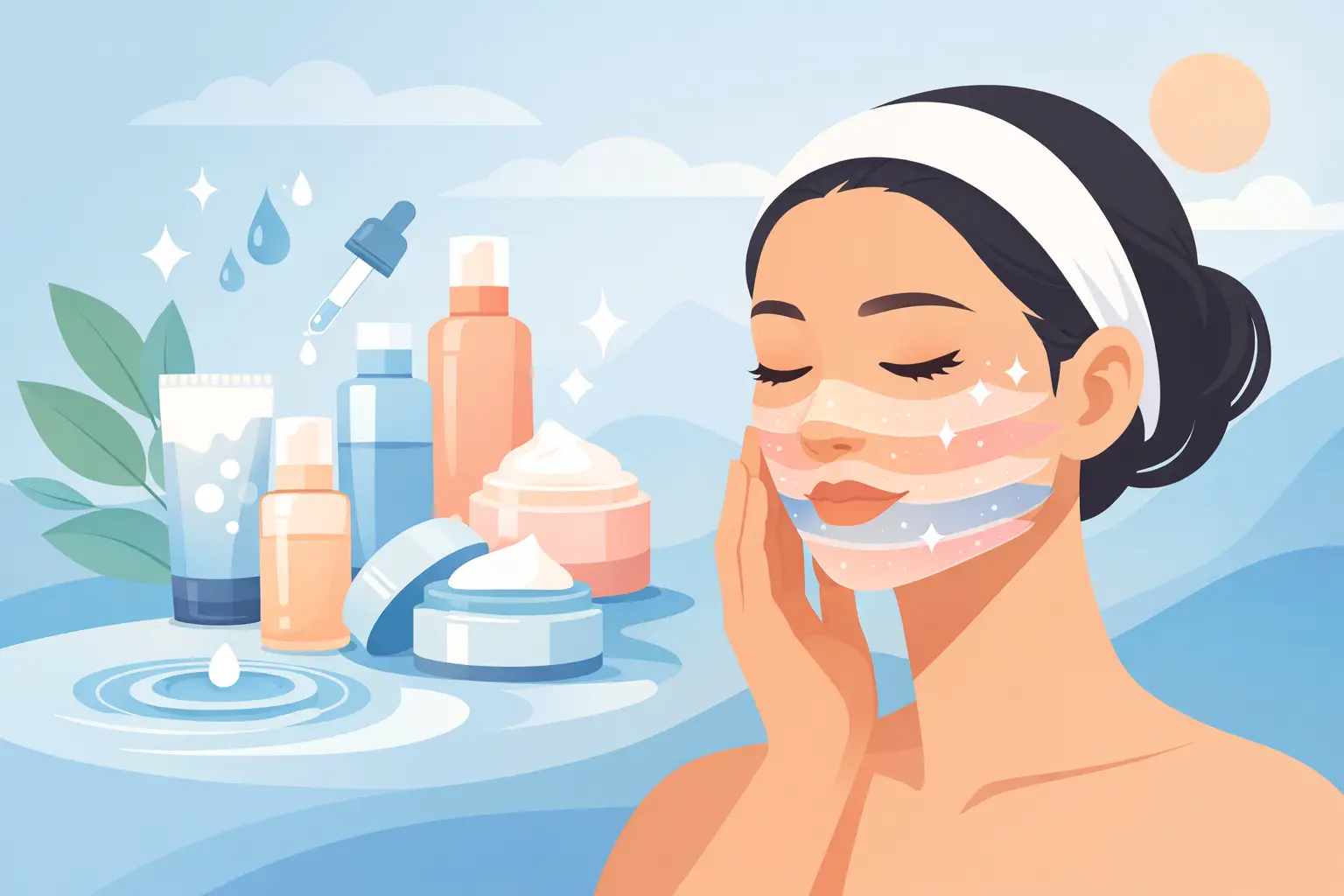 K beauty sluoksniavimo rutinos pavyzdys