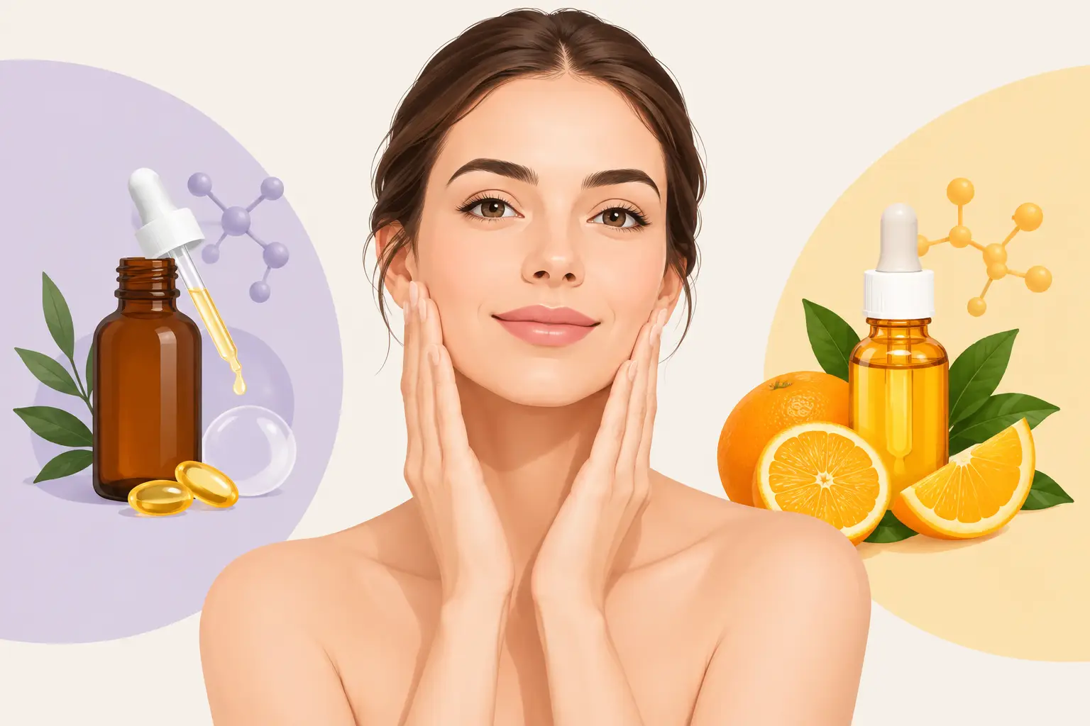 Retinolis ar vitaminas C - ką rinktis odai?